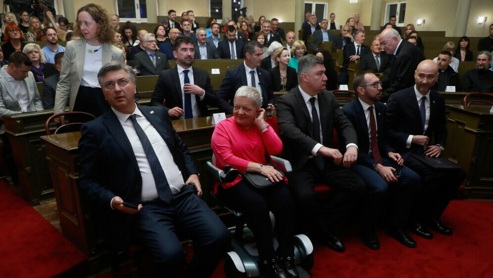 Plenković i Milanović na svečanoj sjednici u povodu Dana grada Zagreba - 5