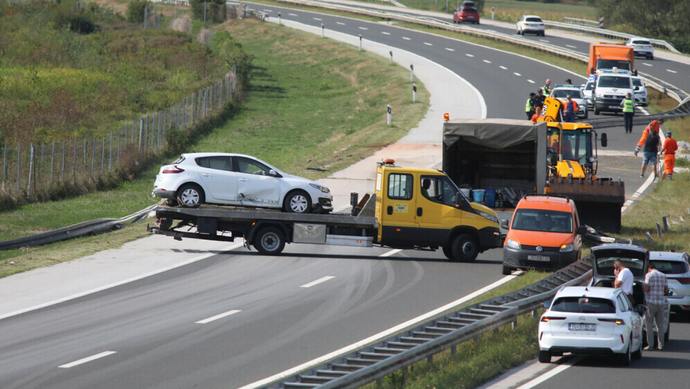 Nesreća na autocesti, ilustracija