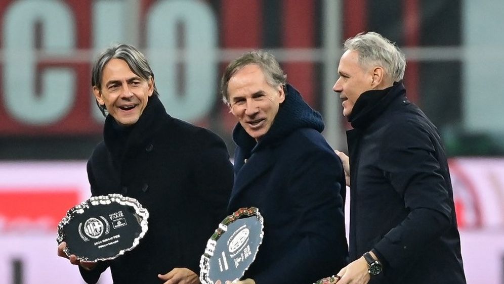 Inzaghi, Baresi i Van Basten
