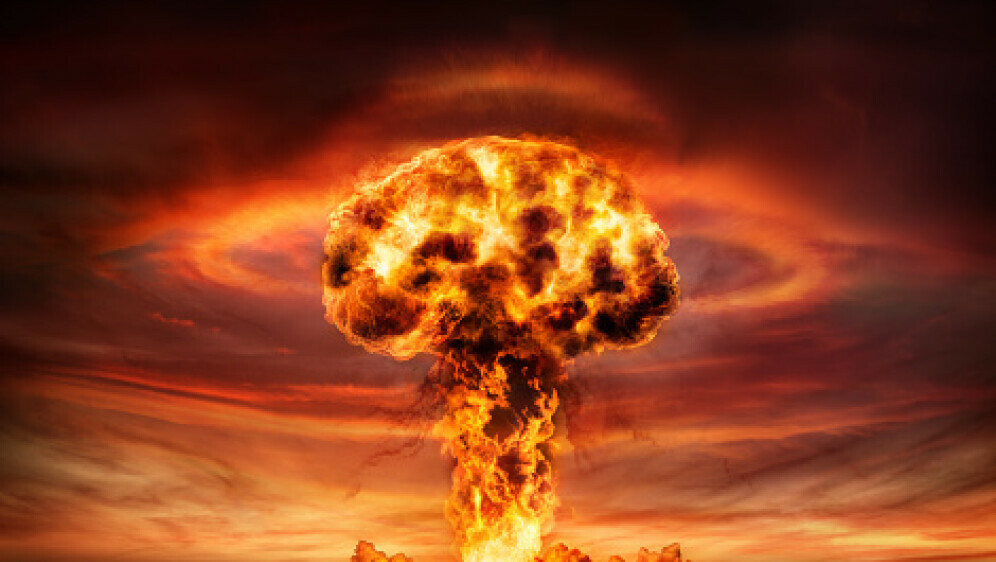 Eksplozija nuklearne bombe, ilustracija