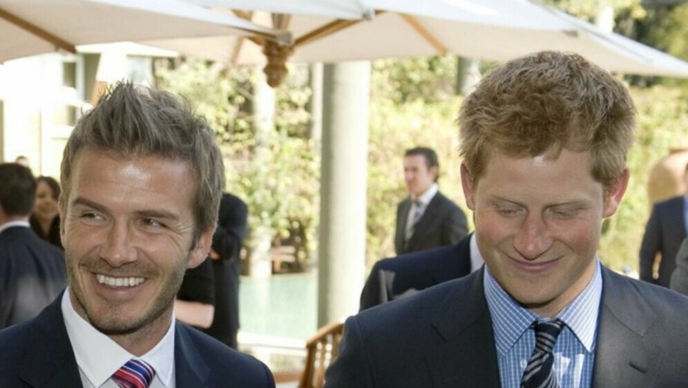 Princ Harry i David Beckham