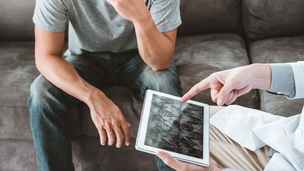 Pacijent s karcinomom, ilustracija