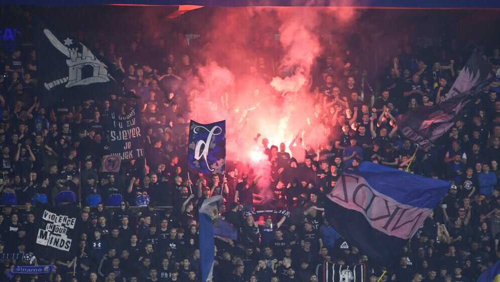 Navijači na utakmici Dinamo Zagreb - Slaven Belupo