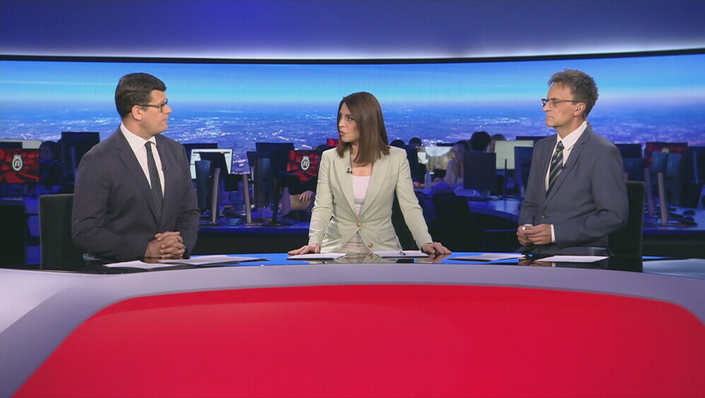 Hrvoje Krešić u studiju Dnevnika Nove TV - 2