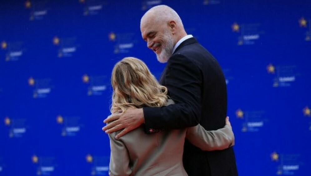 Giorgia Meloni i Edi Rama