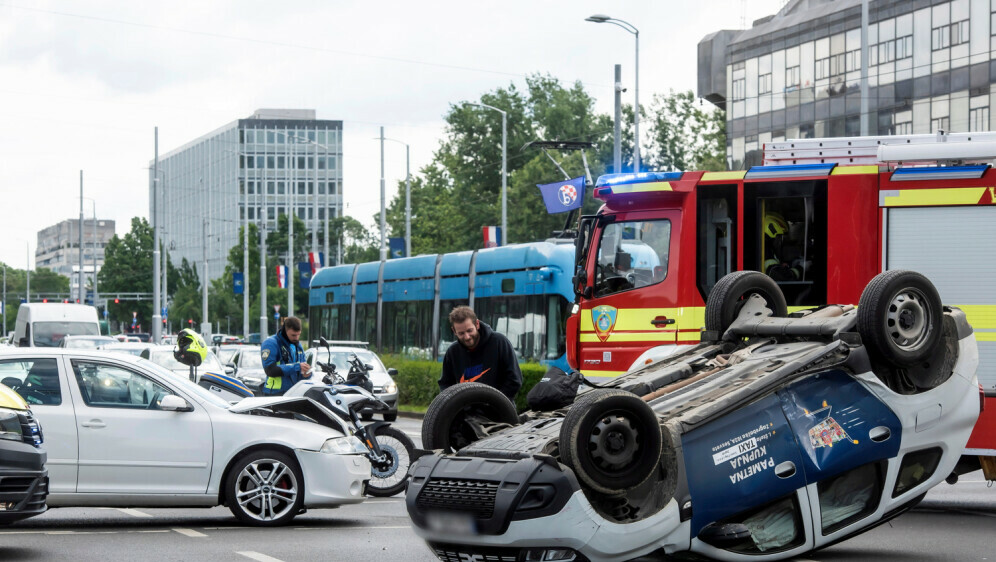 Prometna nesreća u Zagrebu