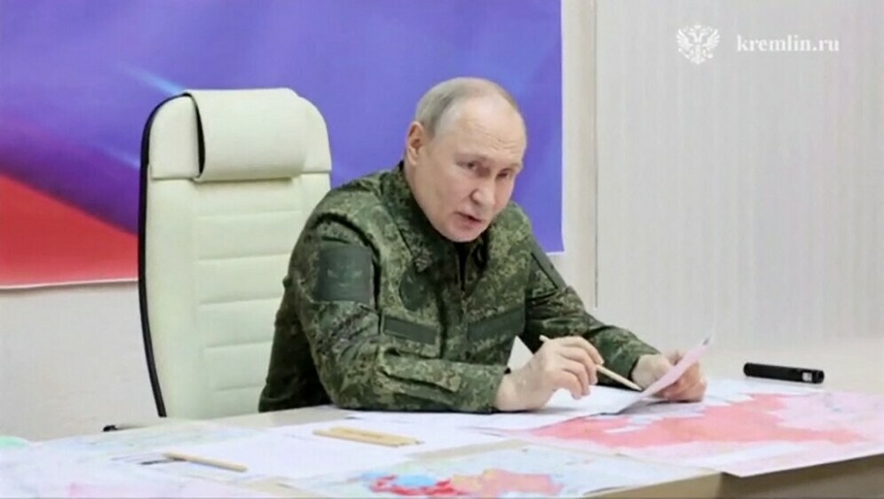 Vladimir Putin u Kursku