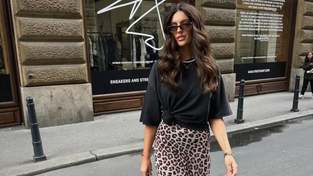 Outfit s leopard suknjom