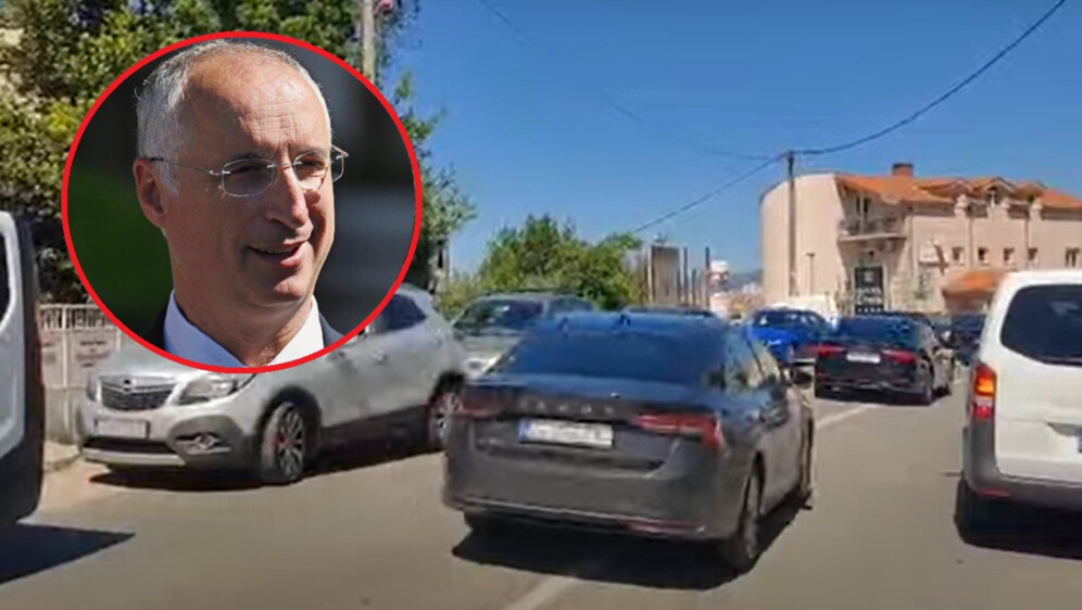 Ivica Puljak i kolona kod Splita