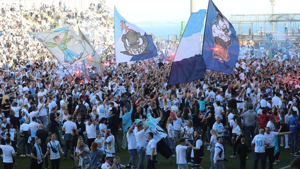 Navijači Rijeke u terenu