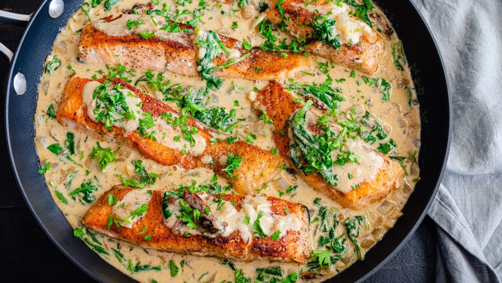 Losos u kremastom umaku