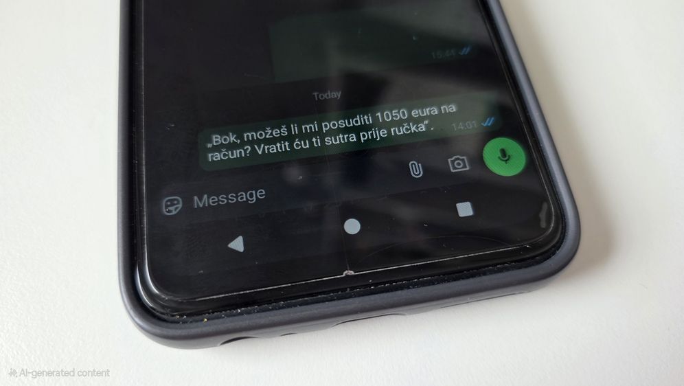 Lažna poruka na WhatsAppu