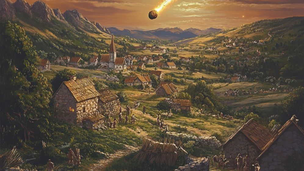 Hrašćinski meteorit/Ilustracija