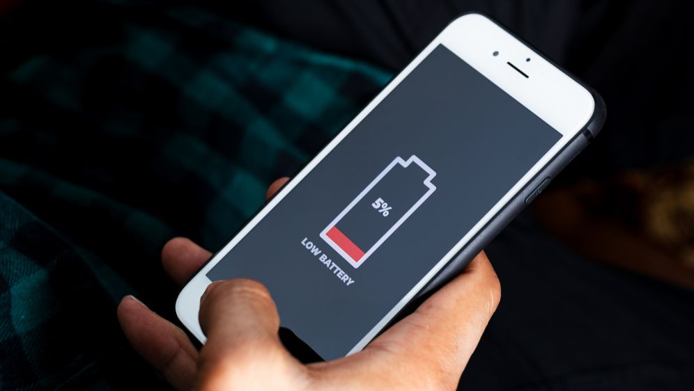 Prazna baterija, ilustracija