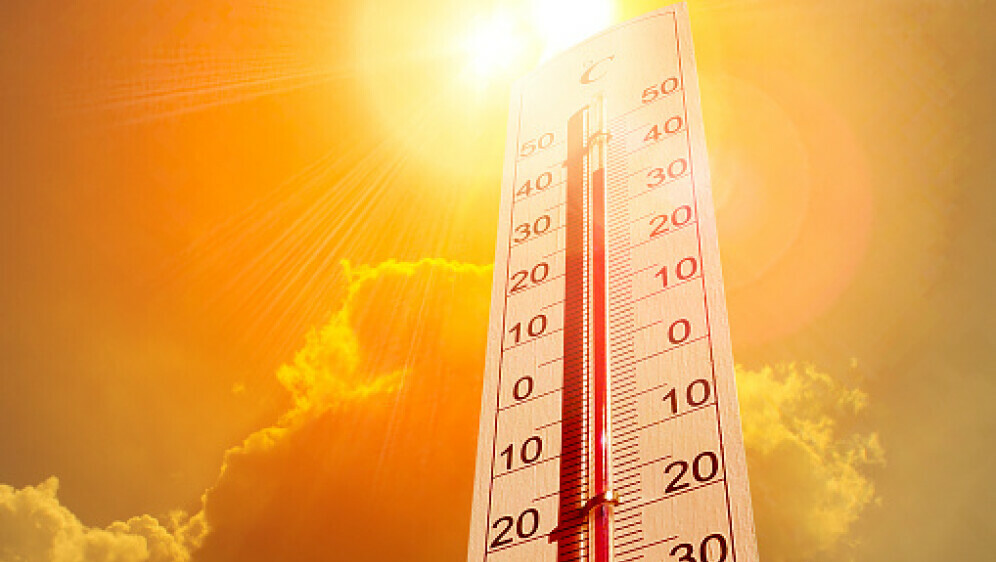 Visoke temperature, ilustracija