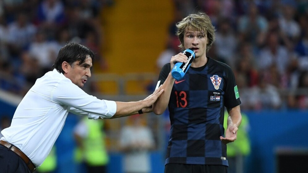 Zlatko Dalić i Tin Jedvaj