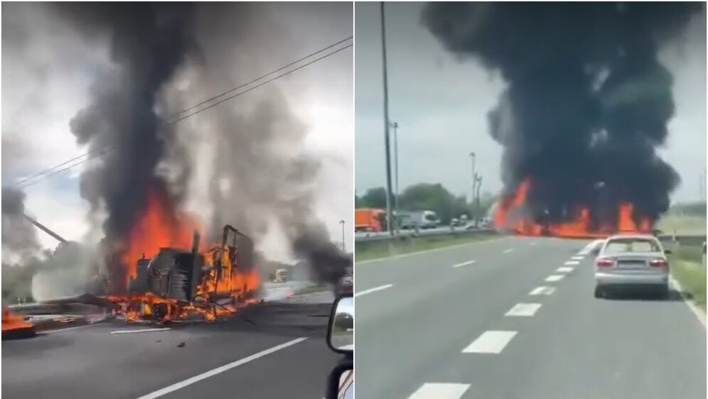 Nesreća na A3 kod Sredanaca