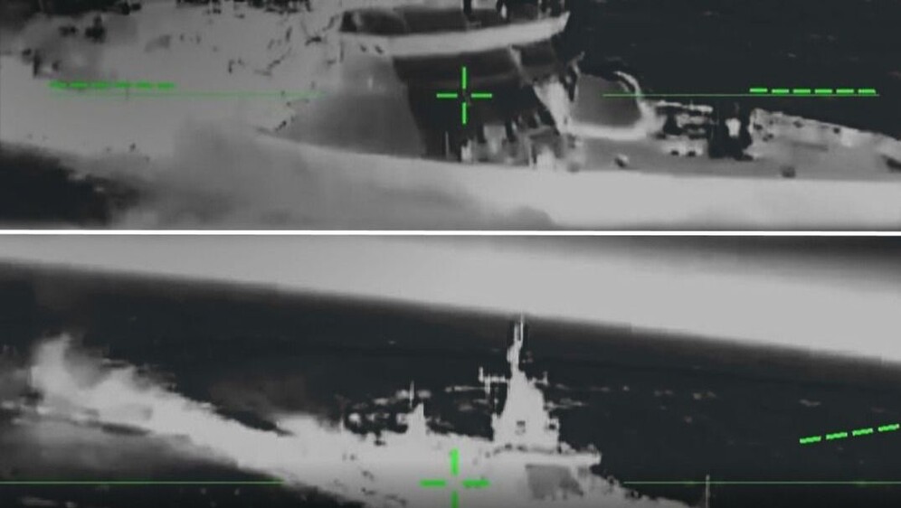 Ukrajinski dron u napadu na rusku korvetu u Kaspijskom jezeru