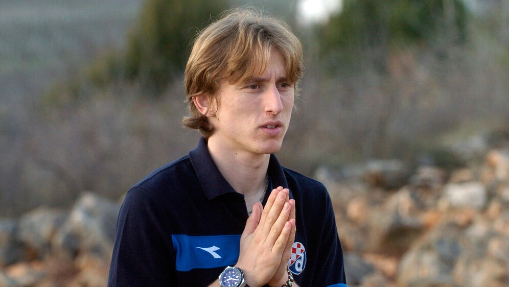 Luka Modrić u Međugorju za vrijeme priprema Dinama u Hercegovini