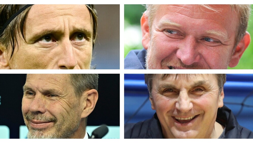 Luka Modrić, Robert Prosinečki, Zvonimir Boban i Marko Mlinarić