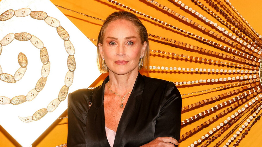 Sharon Stone u satenskom odijelu - 5