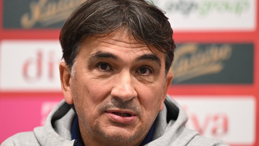 Podgorica, 16.11.2025 - Zlatko Dalic i Josip Sutalo na konferenciji za medije prije utakmice Crna Gora - Hrvatska