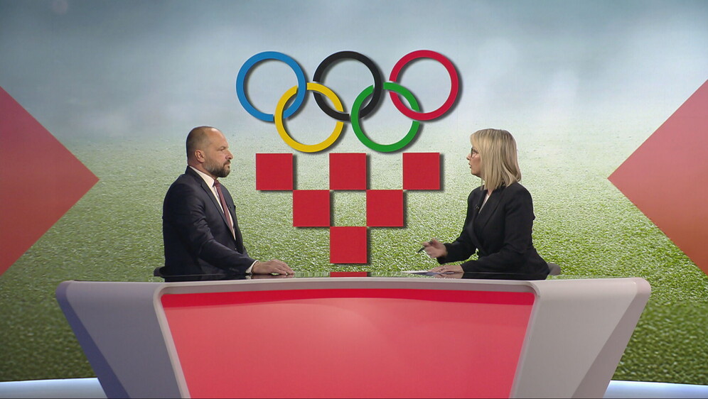 Siniša Hajdaš Dončić i Sabina Tandara Knezović, reporterka Dnevnika Nove TV