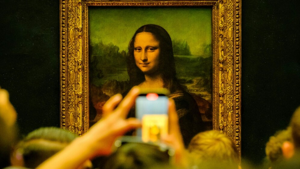 Fotografiranje Mona Lise u muzeju