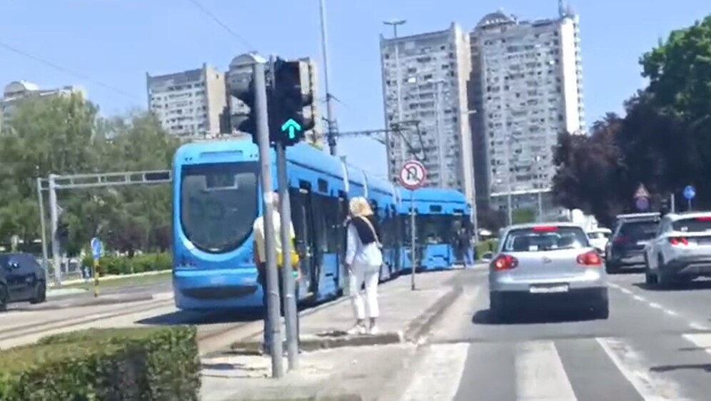 Zastoj tramvaja Horvaćanska