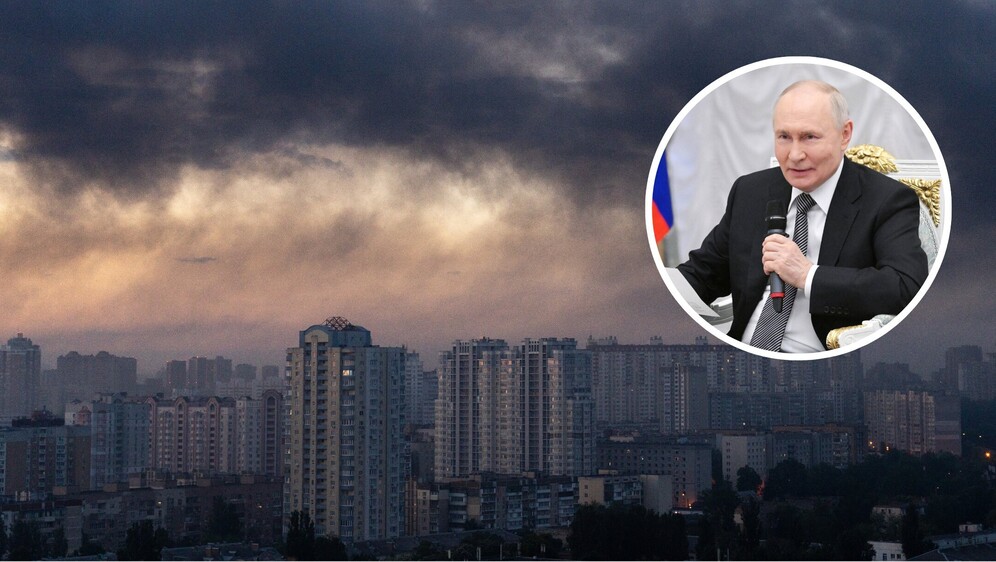 Dim iznad Kijeva i Vladimir Putin