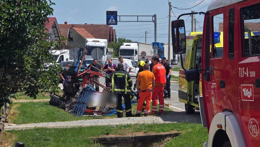 Teška prometna nesreća u Rajsavcu kod Požege