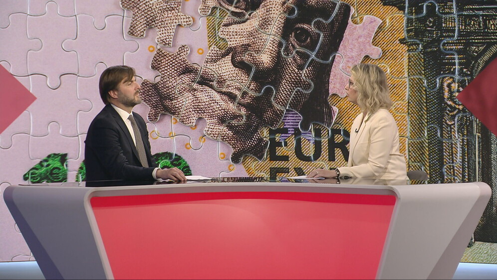 Tomislav Ćorić i Sabina Tandara Knezović, reporterka Dnevnika Nove TV