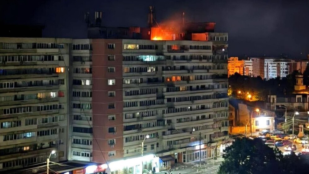 Dron pogodio zgradu u Rumunjskoj