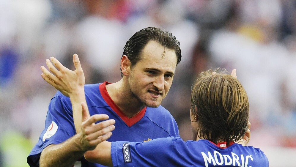 Josip Šimunić i Luka Modrić