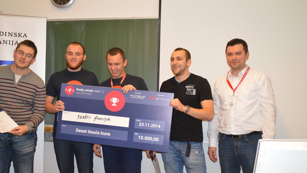 Pobjednički tim hackathona Ready, steady, code! odnio kući 10.000 kuna!