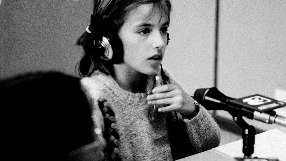 Letizia 1984. godine tijekom vođenja jedne radijske emisije za mlade