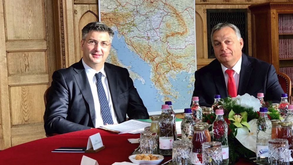 Andrej Plenković i Viktor Orban (Foto: Twitter/VladaRH)