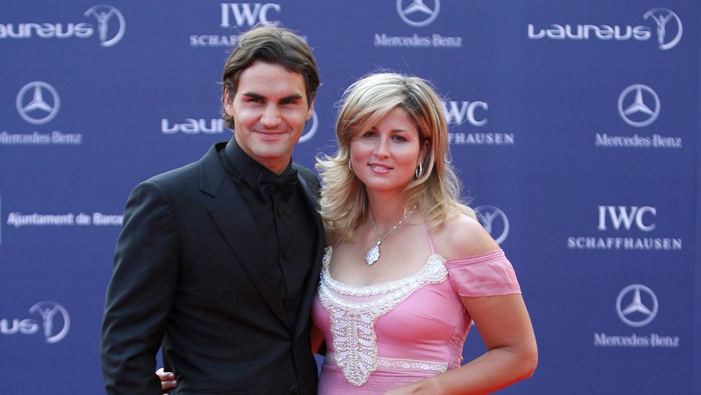 Roger i Mirka Federer (Foto: LLUIS GENE / AFP)