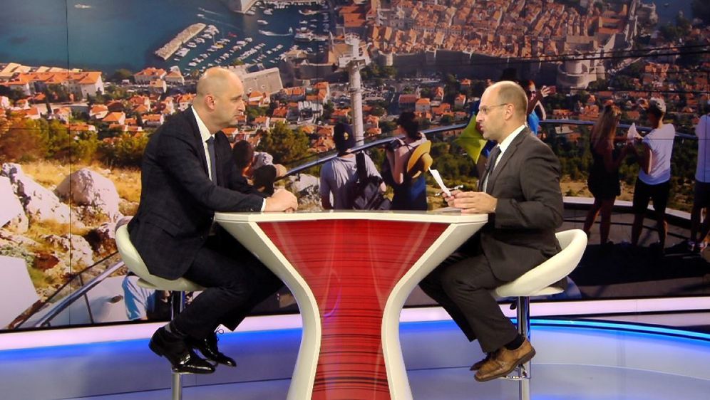 Potpredsjednik Vlade Tomislav Tolušić gost Dnevnika Nove TV (Foto: Dnevnik.hr) - 1
