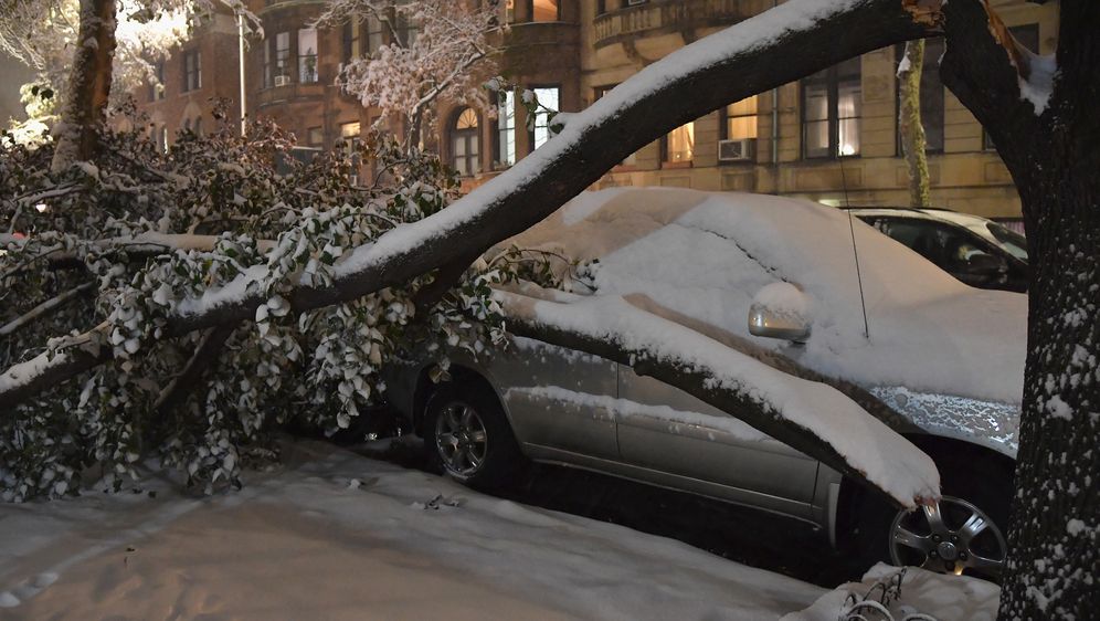 Snijeg u New Yorku (Foto: Angela Weiss / AFP)