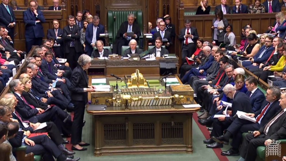 Theresa May u Parlamentu (Foto: HO / PRU / AFP)