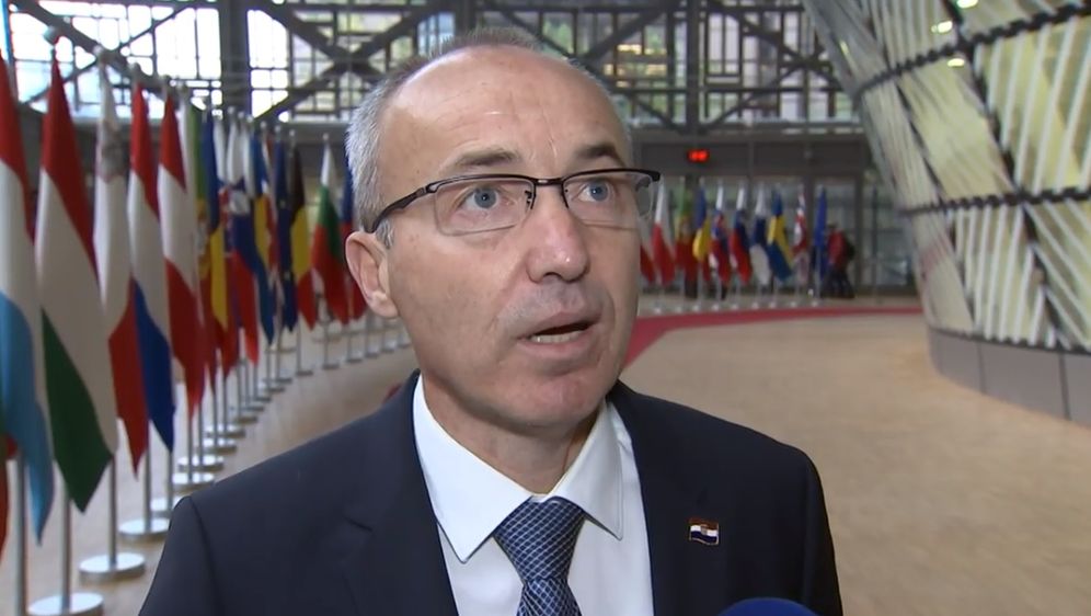 Ministar obrane Damir Krstičević u Bruxellesu (Foto: screenshot/YouTube/MORH)