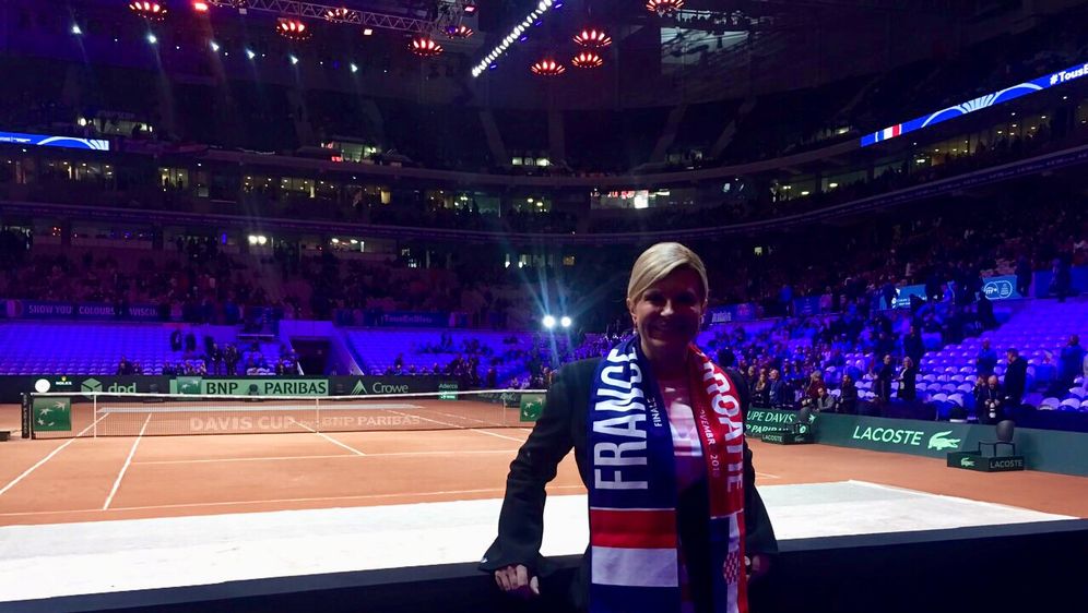 Predsjednica na finalu Davis Cupa (Foto: Ured Predsjednice)