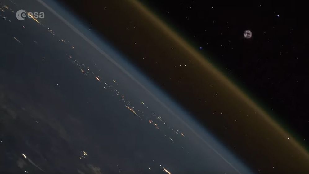 Lansiranje letjelice gledano iz svemira (Screenshot: ESA)