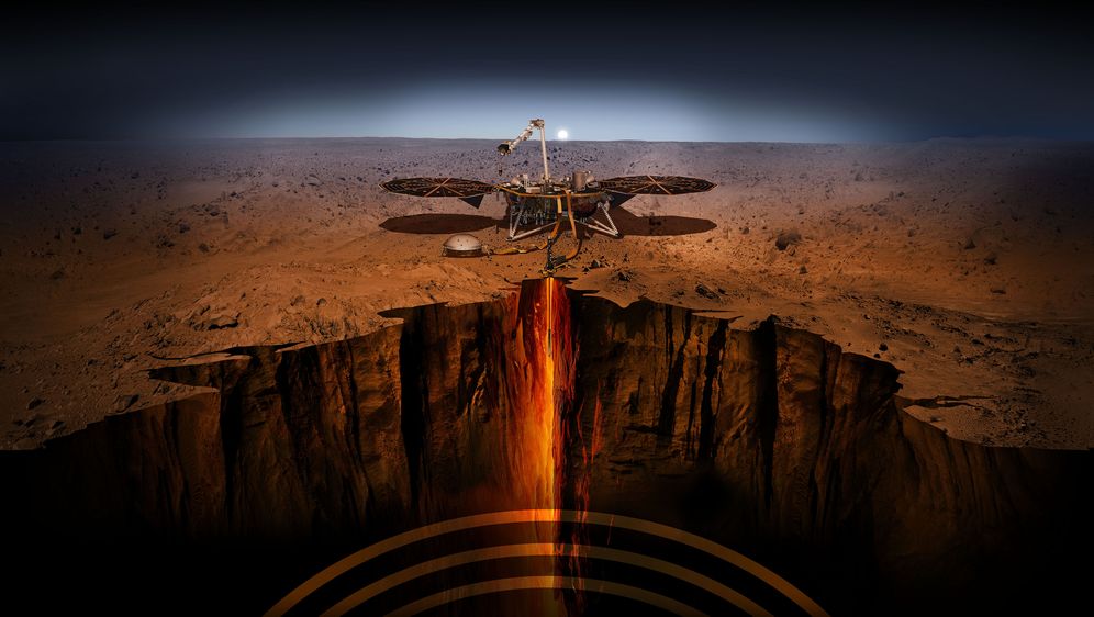 Ilustracija InSighta (Foto: NASA/JPL-Caltech)