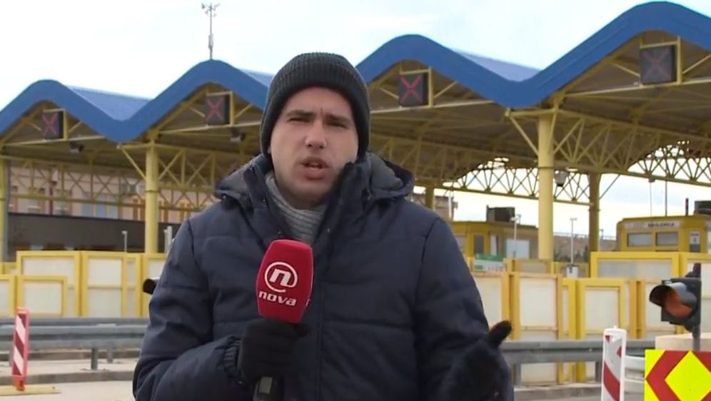 Reporter Dnevnika Nove TV Šime Vičević o stanju u prometu (Foto: Dnevnik.hr)