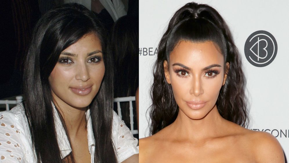 Kim Kardashian 2006. i 2018. godine