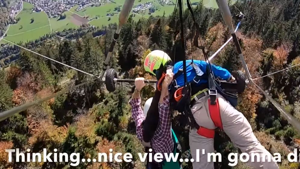 Hang-gliding (Foto: Screenshot/YouTube)
