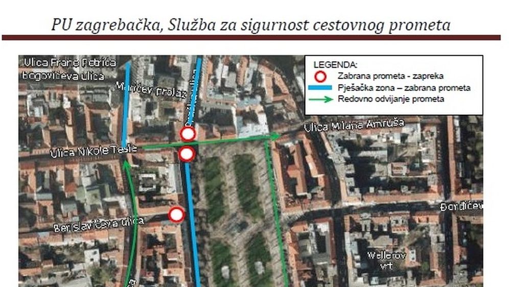 Posebna regulacija prometa tijekom Adventa u Zagrebu (Foto: PUZ)