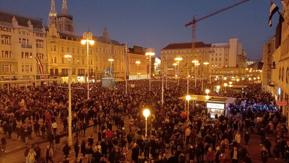 Prosvjed u Zagrebu